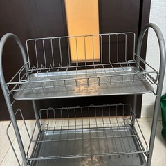 (美品)水切　2段式