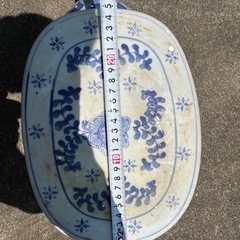 陶器花台と鉢セット（お話中です）の画像