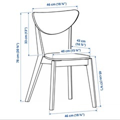 IKEA ダイニングチェア　廃盤カラー　1脚　椅子　の画像