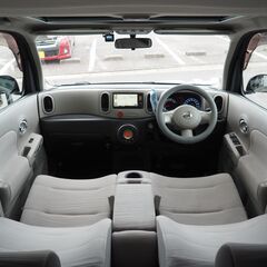 ローン＋カード可　日産　キューブ　１オーナー　ガラスルーフ◎　禁煙車　ナビ　Bluetooth◎　動画ありの画像