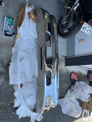 2、3t20cm突き出しフロントバンパー