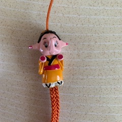 【未使用品】佐藤製薬　町娘サトコちゃん携帯ストラップ
