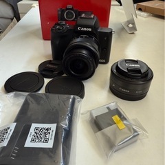 【値下しました】EOS KISS M2 ダブルレンズキットブラックの画像