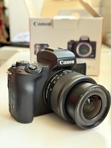 【値下しました】EOS KISS M2 ダブルレンズキットブラック