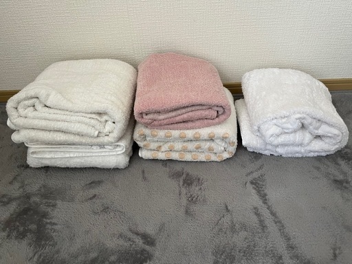 使用済みバスタオル5枚セット (びたち) 西焼津の洗濯用品