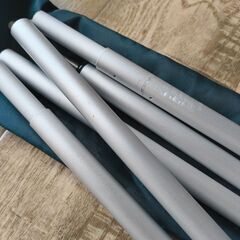 ※受け渡しやり取り中※モンベル ミニタープHX + アルミミニタープポール165 使用1回のみの画像