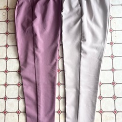 GUストレッチテーパードパンツ・サイズM・２点