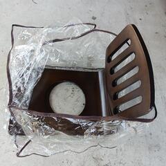 中古　木製座椅子背もたれ
