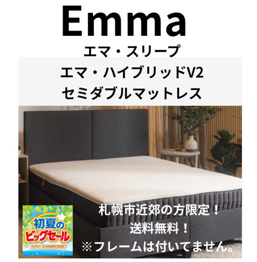 初夏のビックセール！札幌市近郊の方限定！送料無料！エマ
