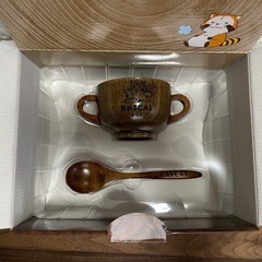 ラスカル　木製ボウル&スプーンセットの画像