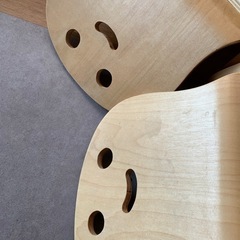 子供　椅子　ウッド　キコリの小いすの画像