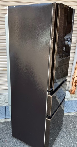 【RKGRE-530】特価！三菱/365L 3ドア冷凍冷蔵庫/MR-CX37G-BR/中古品/2022年製/当社より近隣無料配達