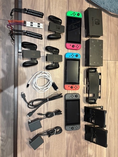 Nintendo Switch 3台＆付属品色々！！！