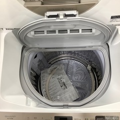 【トレファク　ラパーク岸和田店】SHARP 全自動洗濯機　5.5kg クリーニング済の画像