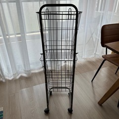 ＊お値下げ可能＊ランドリーバスケット2段　洗濯カゴの画像