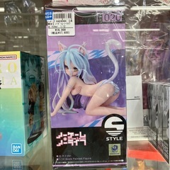 【売場にて一部フィギュア半額セール中‼️】　KADOKAWA ノーゲーム•ノーライフ　白ネコver 1/12 未開封品（写真2枚目参照）の画像