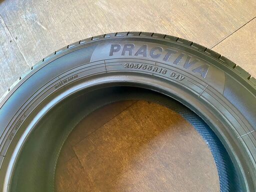 PRACTIVA 205/55R16 91V中古タイヤ4本セット (マスウード) 佐倉