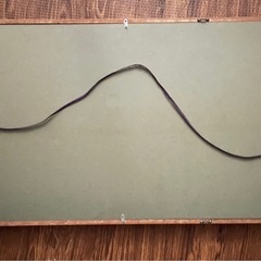 「法海無辺」額装された書道作品。サイズ110×48の画像