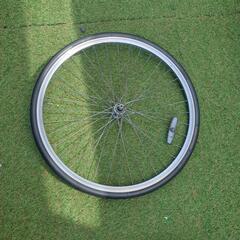 700×28c 自転車前後輪ホイール実動外しの画像