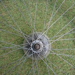 700×28c 自転車前後輪ホイール実動外しの画像