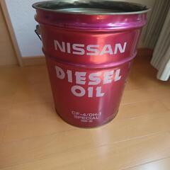 NISSAN純正　ディーゼルオイル　ペール缶の画像