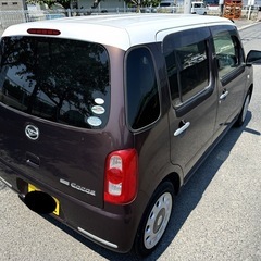 車検9年5月まで！綺麗⭐︎走行7.9万㌔！お洒落なツートン ミラココア！ETC スマートキー付き！不具合なしですぐ乗れます！の画像