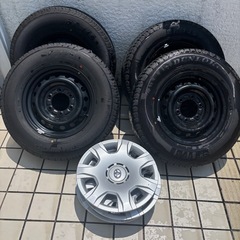 ハイエース　タイヤ+ホイールセット（新車外し）