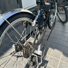 折りたたみ自転車の画像