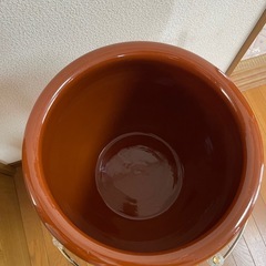 　8号　丸かめ 漬物容器の画像