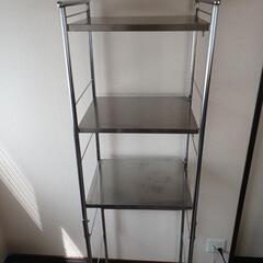 ディノス幅伸縮ステンレス棚ダスト上ラックの画像