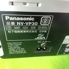 日本製 Panasonic パナソニック VHS/DVD一体型 レコーダー プレーヤー ビデオデッキ 動作品 リモコン ケーブル付の画像