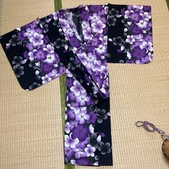 浴衣／４点／小物／兵児帯／帯紐／セット／浴衣と帯は未使用の画像