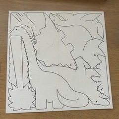 木製 恐竜パズルの画像