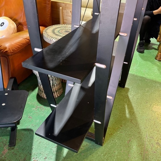 【ASPLUND】  棚　シェルフ　本棚　ブック棚　収納棚　おしゃれ　家具　インテリア　雑貨置き　アスプルンド　黒色　ブラック【150