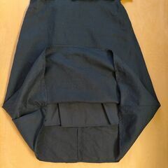 ユニクロ　リネン　黒ワンピースの画像