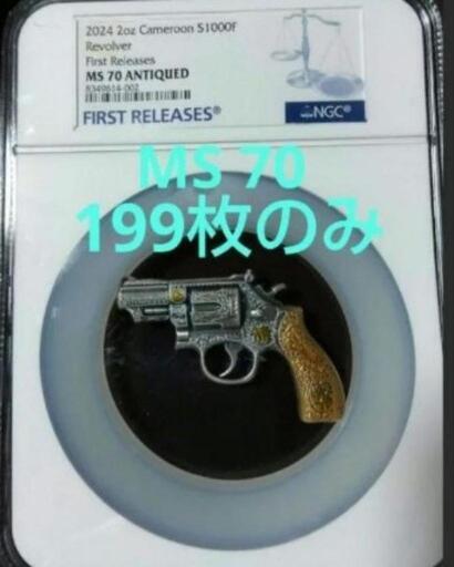 NGC MS70 最高鑑定 2024 世界 999枚 龍と馬 コイン メダル