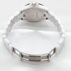 【CHANEL】H1628 J12 33mmホワイトセラミック 12PD☆Ａ品☆質屋 ユニオン本通店 シャネルの画像