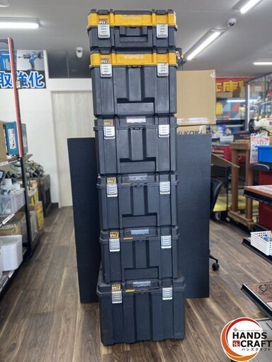 【引き取り限定】DEWALT 型式不明 ツールボックス キャリー付6点セット 【久留米上津BP店】【中古】