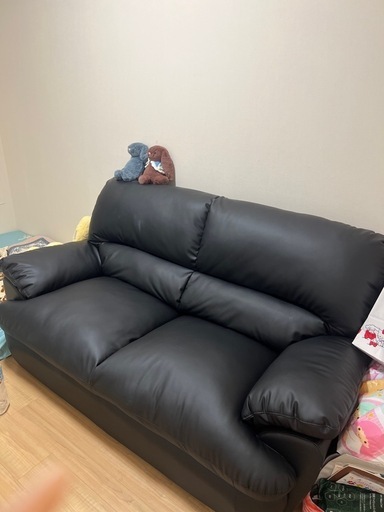 引取希望（東京都品川区） 2人掛け ソファー 合成皮革