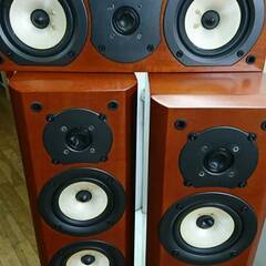 ONKYO スピーカーシステム D-207 型番 D-207Fサイズ 16×23×89cm D-207Cサイズ 38×15×13cm D-207Mサイズ 12.5×15×22cmの画像