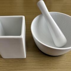 無印良品 ごますり器＆小物入れセットの画像