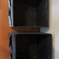 （取引中）木脚収納ボックス（天板なし）の画像