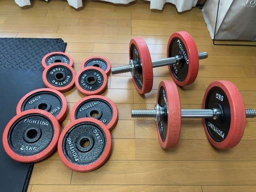 ダンベル40kg +フラットベンチ (s26n24) 大住のフィットネス