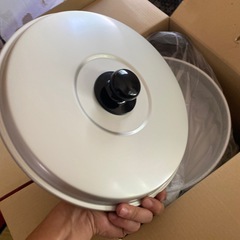 30cm 2層蒸し器 セット　2重セット　ホクアマイティ　3升×2 アルミ鍋の画像