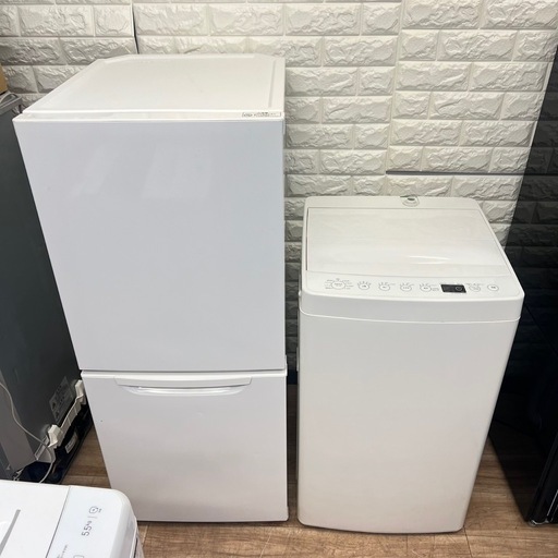 ご成約済み 配送設置0円で👌🆗冷蔵庫&洗濯機分解洗浄済み✨✨