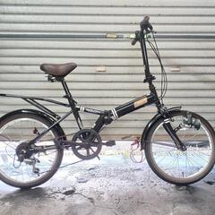 自転車中古　折りたたみ　Coleman　外装6段変速　ライトリア...