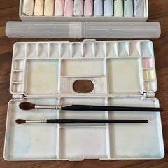 中古品　絵の具小学生女の子　の画像