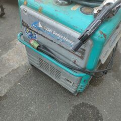 【久留米】【引取限定】DENYO デンヨー 防音型エンジン溶接機 GAW-150ES ウェルダー発電機 　アース・ホルダー付き【久留米上津BP店】【中古】の画像