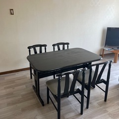 ダイニングテーブルセット(中古)