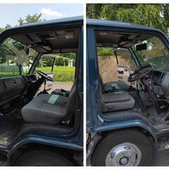 ★車検とりたて・実動良好★H9・タイタン積載車・超ロング，６速，4HG1！積載量２tの画像